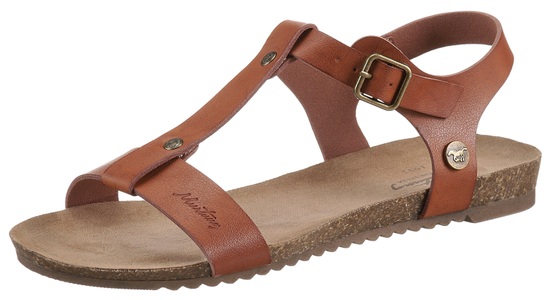 MUSTANG SHOES, Mustang Shoes Riemchensandale, in klassischer Optik, 