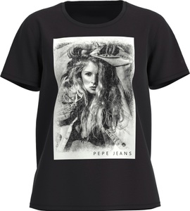 PEPE JEANS, Pepe Jeans Rundhalsshirt »LIANA«, mit grossem Fotoprint, 