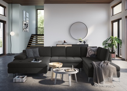 sit&more Wohnlandschaft, mit Mega-Recamiere, wahlweise mit Bettfunktion und Bettkasten