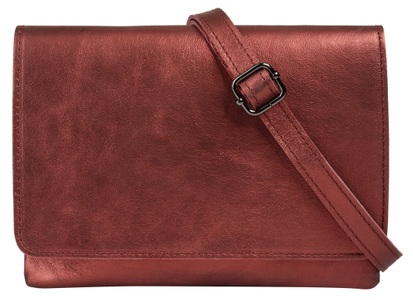 CLUTY, Cluty Umhängetasche, (1 tlg.), echt Leder, Made in Italy, Cluty Umhängetasche, echt Leder, Made in Italy