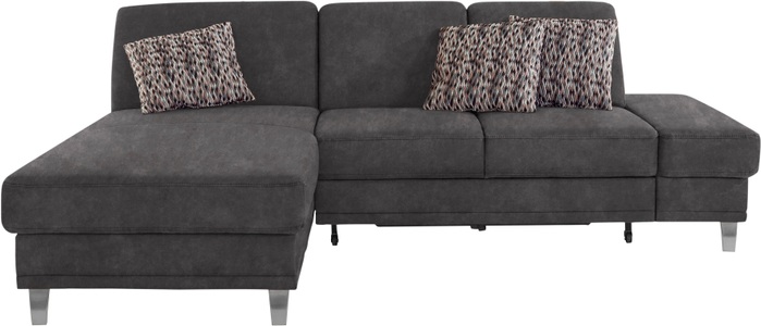 sit&more Ecksofa »Clio V«, wahlweise mit Bettfunktion oder Vorziehsitz und Bettkasten, Inklusive Federkern