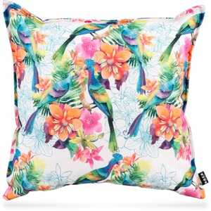 H.O.C.K, Dekokissen Beach Life, H.O.C.K. Dekokissen »Paradise 1«, mit Vögeln und Blumen, Kissenhülle mit Füllung, 1 Stück