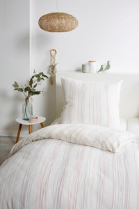 undefined, Primera Crêpe Bio Bettwäsche, Primera Bettwäsche »Bio Crepe Stripes«, mit feinem Streifendesign