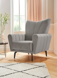 LEONIQUE, Leonique Sessel »Chiara«, mit feiner Steppung in vielen Bezugsqualitäten und Farben, 