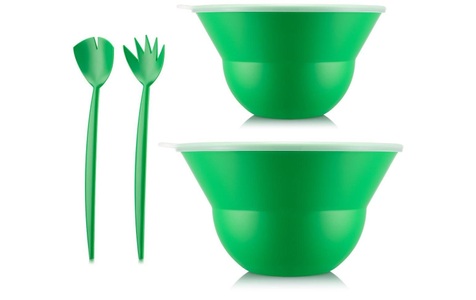 BODUM, Bodum Salatschüssel Topee 4 Stück, Grün, Bodum Salatschüssel »Topee 4 Stück, Grün«, 4 tlg., aus Kunststoff