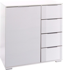 Wimex, home24 Kombikommode Lingga II, Livetastic Kommode 81/83/41 cm , Easy Plus C , weiss , Holzwerkstoff , 81x83x41 cm , Dekorfolie,Nachbildung , Typenauswahl, Beimöbel erhältlich , 001787046070