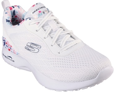 Skechers, Skechers Sneaker »SKECH-AIR DYNAMIGHT LAID OUT«, mit buntem Print an der Ferse, Skechers Schnürschuh und Socken zum Spezialpreis weiss