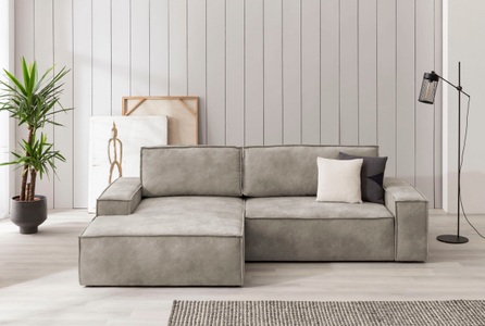 Home affaire Ecksofa »SHERWOOD«, mit Bett-Funktion (Liegefläche 210x136 cm), mit 2 losen Rückenkissen