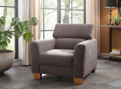 HOME AFFAIRE, Home affaire Sessel »Steve Luxus«, mit besonders hochwertiger Polsterung für pro Sitzfläche, bis 140 kg, 