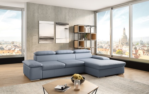SIT&MORE, sit&more Ecksofa »Valantine L-Form«, inkl. Kopf- und Armteilverstellung, wahlweise mit Bettfunktion, sit&more Ecksofa »Valantine L-Form, B: 286 cm« mit Arm- & Kopfteilverstellung, optional mit Bettfunktion