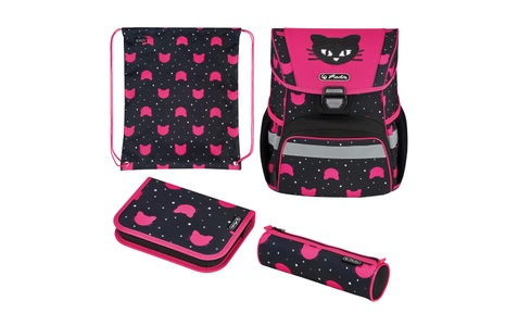 Herlitz, Loop Plus Black Cat, Schulranzen, 