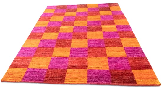 MorgenLand, morgenland Teppich »Designer Teppich handgeknüpft mehrfarbig«, rechteckig, 18 mm Höhe, Viskose, morgenland Teppich »Designer Teppich handgeknüpft mehrfarbig«, rechteckig, 18 mm Höhe, Viskose