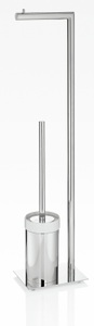 JOOP!, JOOP - WC-Bürste CHROMELINE - weiss - Keramik - 10cm/10cm, Chrom
