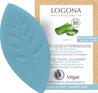 Logona, Logona Classic Logona Classic Feste feuchtigkeitsspendende Gesichtsreinigung Bio-Aloe Vera & natürlichem Hyaluron gesichtscreme 60.0 g, LOGONA Feste Gesichtsreinigung 60g 60 g