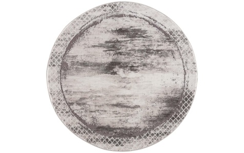 undefined, Teppich »Noa grey«, rund, - mm Höhe, Carpet City Teppich »Noa 9332«, rund, 11 mm Höhe, Kurzflor, Modern, Weicher For, Pflegeleicht