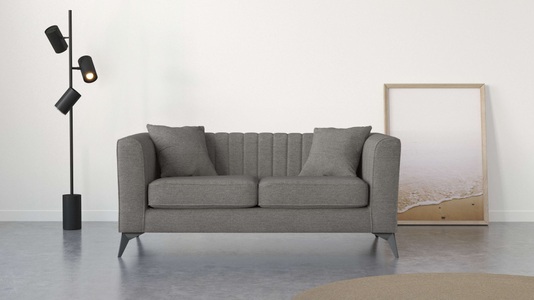 PLACES OF STYLE, Places of Style 2-Sitzer »MATTHEW B/T/H: 170/86/74 cm«, Steppung im Rücken, lose Sitzkissen, incl. Zierkissen, Places of Style 2-Sitzer »MATTHEW B/T/H: 170/86/74 cm«, Steppung im Rücken, lose Sitzkissen, incl. Zierkissen