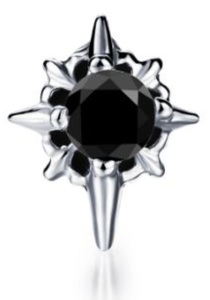 FIRETTI, Firetti Single-Ohrstecker »Kreuz«, mit Zirkonia (synth.), Firetti Single-Ohrstecker »Schmuck Geschenk Ohrschmuck einzeln Kreuz«, mit Zirkonia (synth.)
