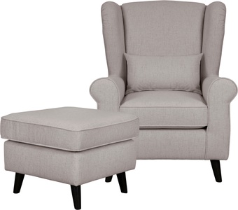 Home affaire Sessel »CHISTELLE«, Ohrensessel, auch in Bouclé, B/T/H: 81/87/99 cm