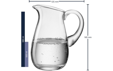 LEONARDO, Leonardo Wasserkrug Giardino 0,5 l, Art, LEONARDO Wasserkrug »Krug Giardino 0.5 l,«