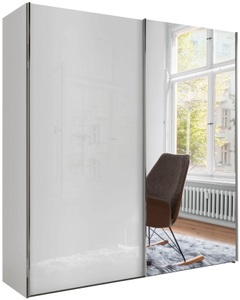 Wiemann, WIEMANN Schwebetürenschrank »Monaco«, mit Glasfront sowie hochwertigen Beschlägen, WIEMANN Schwebetürenschrank »Monaco«, mit Glasfront sowie hochwertigen Beschlägen