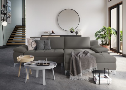 sit&more Ecksofa, mit Mega-Recamiere, wahlweise mit Bettfunktion und Bettkasten