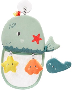 Fehn, fehn® Bade-Utensilo Wal, Fehn Badespielzeug »Plansch & Play, Bade-Utensilo Wal«