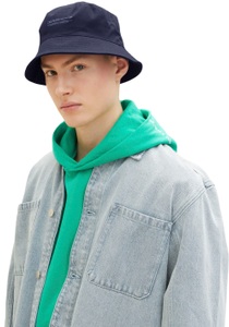 TOM TAILOR DENIM, TOM TAILOR Denim Fischerhut, mit Logostickerei, 