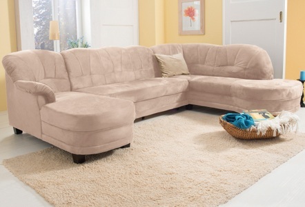 HOME AFFAIRE, Home affaire Wohnlandschaft »Camelita«, wahlweise mit Bettfunktion, 