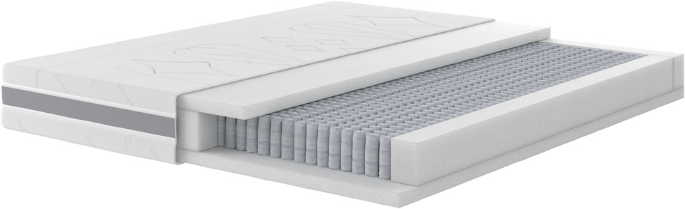 Malie, Malie Taschenfederkernmatratze »TFK 1000 Medicott«, 24 cm cm hoch, 1000 Federn, (1 St.), Malie Taschenfederkernmatratze »Matratze Mecklenburger, in 90x200 cm, 140x200 cm & weitere Grössen«, 24 cm hoch, 1000 Federn, (1 St.), Matratze H2, H3, H4