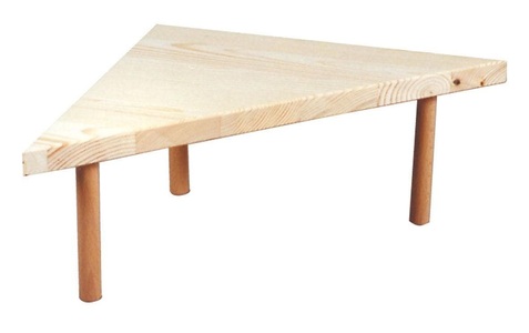 sonst. Hersteller, Ecksitzbrett, gross, Holz H:13cm 27x27cm, SwissPet Kratzbrett, Holzart: Fichte (Schweiz)