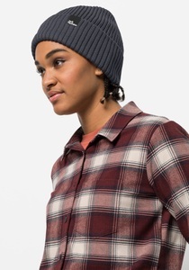 Jack Wolfskin, Jack Wolfskin Wintermütze Damen Schwansee Beanie Women One Size dark navy dark navy, Jack Wolfskin Beanie »SCHWANSEE BEANIE W«