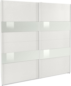Wimex, Wimex Schwebetürenschrank »Altona«, Wimex Schwebetürenschrank »Altona«, mit Glaselementen und zusätzlichen Einlegeböden