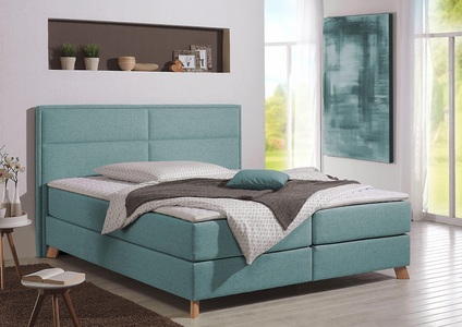 Home affaire Boxspringbett »Caria«, in 5 Breiten, 3 Matratzen-Ausführungen, 2 Härtegraden, Topper