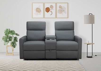HOME AFFAIRE, Home affaire 2-Sitzer »Daoulas«, Kinosofa mit Relaxfunktion, Getränkehalter und Stauraum, Home affaire 2-Sitzer »Daoulas, 2er-Kinosofa, TV-Sessel, Multimedia-Sofa«, Kinosofa mit Relaxfunktion, Getränkehalter und Stauraum
