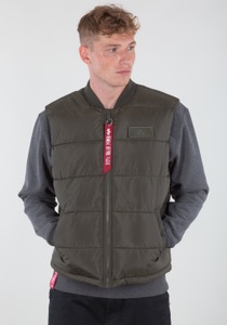 Alpha Industries, Jacke Herren Dunkel Olivgrün XXL, Alpha Industries Funktionsweste »Alpha Industries Men - Vests Puffer Vest Light Weight«