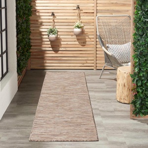 Nourison, Nourison Läufer »Positano«, rechteckig, 5 mm Höhe, In- und Outdoor geeignet, Wetterfest & UV-beständig, für Balkon, Terrasse und Wintergarten, besonders flach, auch für Küche oder Esszimmer und Wohnzimmer geeignet, 