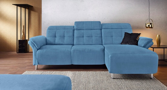 PLACES OF STYLE, Places of Style Ecksofa »Manhattan«, 2 Sitze mit elektrischer Relaxfunktion, verstellbare Armlehnen, Home affaire Ecksofa »Manhattan L-Form« 2 Sitze mit elektrischer Relaxfunktion, verstellbare Armlehnen