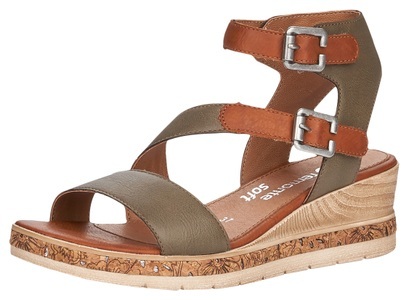 Remonte, Remonte Sandalette, mit Klettverschlüssen, 
