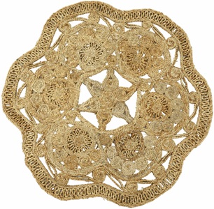 carpetfine, carpetfine Sisalteppich »Juteteppich Paul«, rund, natürliches Pflanzenmaterial von Hand gewebt, Boho Style, carpetfine Sisalteppich »Juteteppich Paul«, rund, 13 mm Höhe, natürliches Pflanzenmaterial von Hand gewebt, Boho Style
