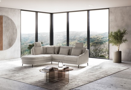 SIT&MORE, sit&more Ecksofa »Soul L-Form«, wahlweise mit Bettfunktion und Bettkasten oder Schubkasten