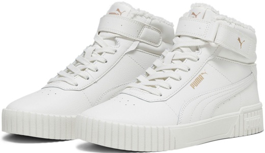 Puma, Carina 2.0 Mid WTR Damen Sneaker, Puma Carina Damen Sneaker Weiss