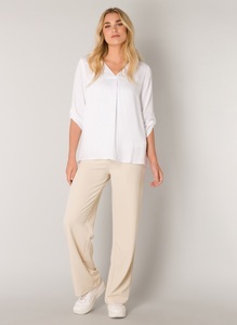 Base Level Shirtbluse, mit V-Ausschnitt