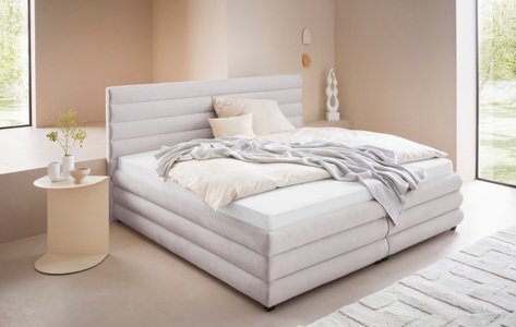 LeGer Home by Lena Gercke, LeGer Home by Lena Gercke Polsterbett »Maylis«, wahlweise mit und ohne Matratze und Lattenrost, incl. Bettkasten, 3 Matratzenarten bis zu 3 Härtegrade, auch in 200cm Breite, LeGer Home by Lena Gercke Polsterbett »Maylis«, wahlweise mit und ohne Matratze und Lattenrost, auch in 200cm Breite