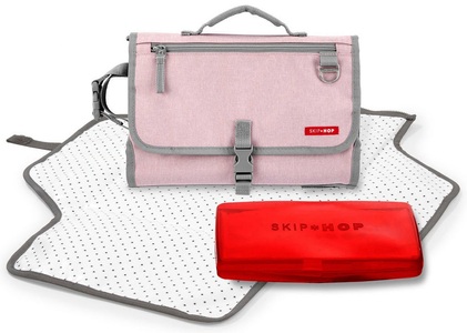 Skip Hop, Skip Hop Wickeltasche »Pronto, pink«, mit Befestigung für Kinderwagen, Skip Hop Pronto Wickeltasche, pink