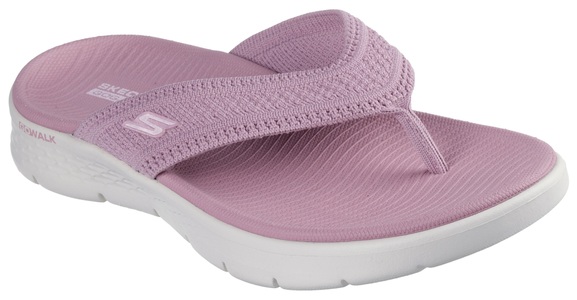 Skechers, Skechers Go Walk Flex Damen Flip Flop Rosa, Damen, Größe: 38