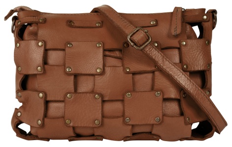 SAMANTHA LOOK, Samantha Look Umhängetasche, (1 tlg.), echt Leder, Made in Italy, Samantha Look Umhängetasche, echt Leder, Made in Italy