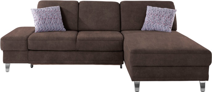 sit&more Ecksofa »Clio V«, wahlweise mit Bettfunktion oder Vorziehsitz und Bettkasten, Inklusive Federkern