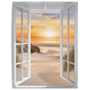 Reinders!, Reinders! Poster »Sonnenuntergang am Strand«, Outdoor für Garten oder Balkon, Reinders! Poster »Sonnenuntergang am Strand«, Outdoor für Garten oder Balkon