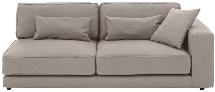 GOODproduct, GOODproduct Ecksofa »Grenette«, freistehend oder als Teil des Modulsofas,im Baumwoll-/Leinenmix oder umweltschoned aus recycelten Stoffen, Federkern, GOODproduct Ecksofa »Grenette«, frei oder als Teil des Modulsofas, Baumwollmix oder recycelte Stoffe