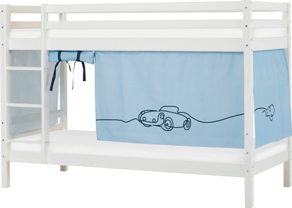 Hoppekids, Hoppekids Etagenbett, Liegefläche 90x200 cm, mit Textilset und wahlweise mit Matratze, 